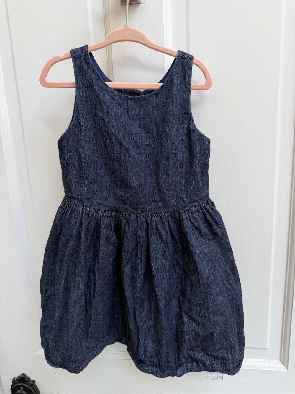 Polo by Ralph Lauren Girls 4 4T Dark Blue Denim Tank Top Formal Dress